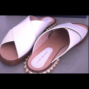 Authentic Stuart Weitzman RockRose Sliders